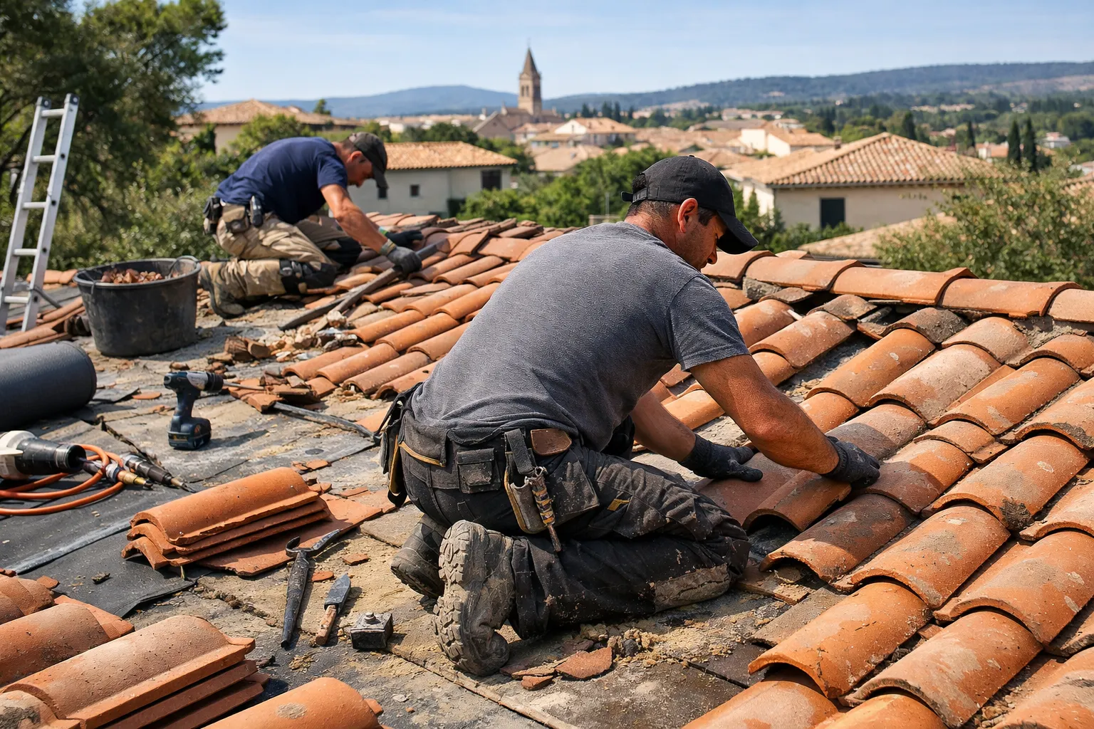 Réparation et dépannage de toiture — Montpellier